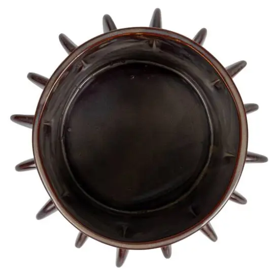 Hello Honey&reg; 7" Brown Reactive Glaze Stoneware Planter {6}