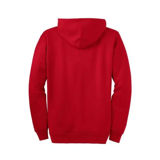 Port & Company&reg; Essential Fleece Full-Zip Hooded Sweatshirt Red {4}