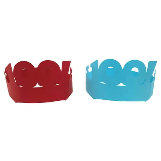 Creativity Street&reg; 100 Days of School Paper Crowns, 2 Packs of 25 {4}