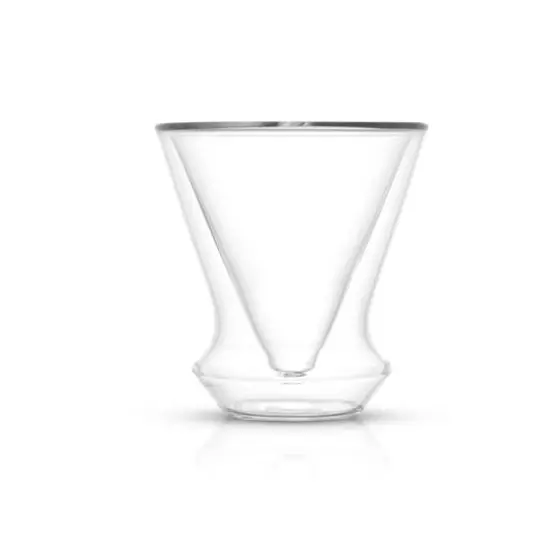 JoyJolt&reg; Cosmo Double Wall Stemless Martini Glasses, 4ct. {4}