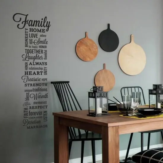 RoomMates Family Quote Peel & Stick Wall Decals {9}