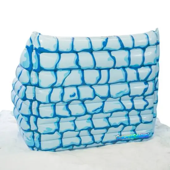 SnowCandy 45" Inflatable Snow Bunker {1}