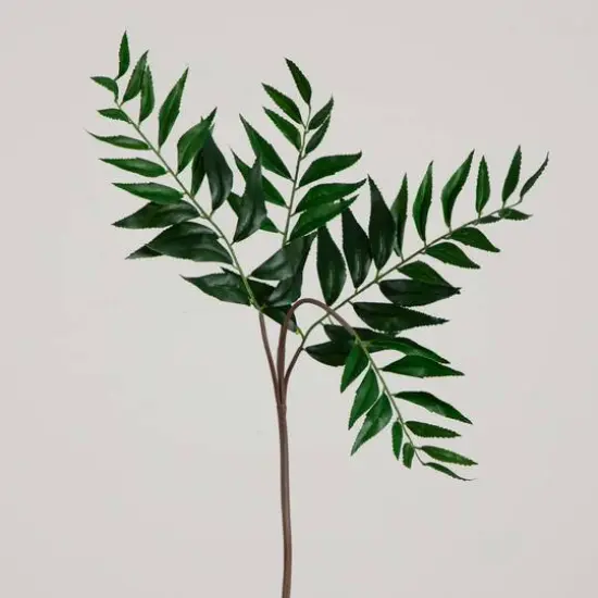 38" Green Palmate Fern Stems, 3ct. {10}