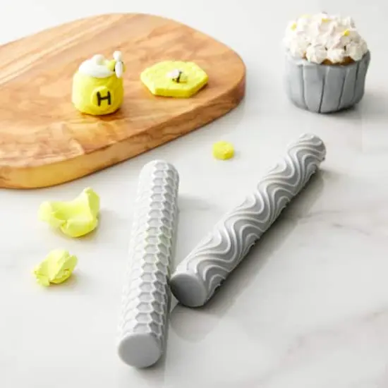 Wave & Honeycomb Texture Rollers by Craft Smart&reg; {3}