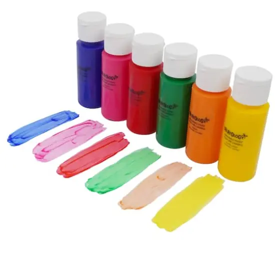 Primary Colors Washable Paint Set by Creatology&trade; {4}