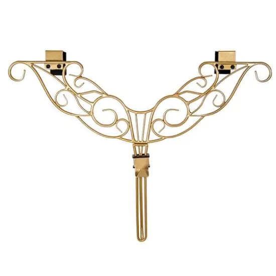 Village Lighting Adjustable Antler Wreath Hanger Gold {1}
