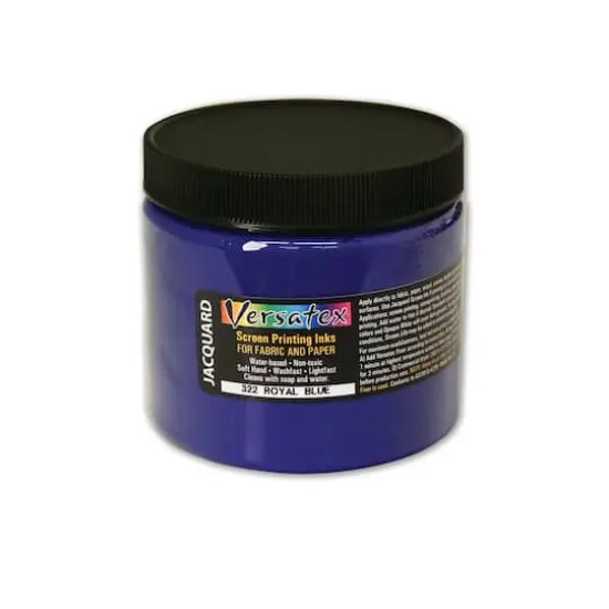 Jacquard Versatex Screen Printing Ink, 16oz. 322 Royal Blue {1}