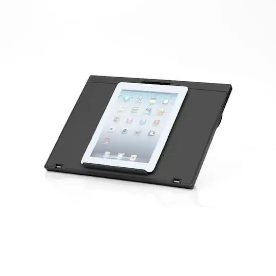 Mind Reader 14.75" Adjustable 8 Position Laptop DeskBlack {7}