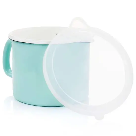 Martha Stewart 6 Cup Turquoise Enamel on Steel Measuring Cup {5}