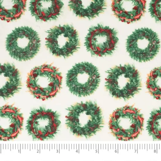 SINGER Christmas Poinsettia Cotton Fabric Fat Quarter Bundle {5}