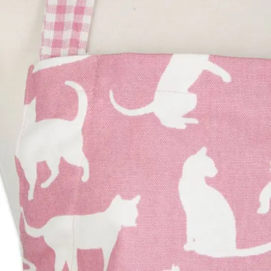 DII&reg; Cat Print Chef Apron Rose {5}