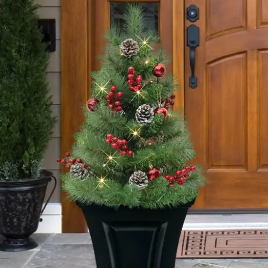 30" Pre-Lit LED Urn Filler with Battery-Operated Timer, 2ct. {3}