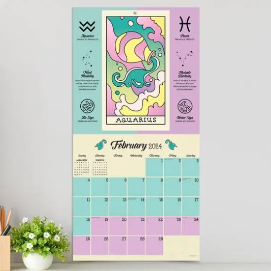 TF Publishing 2024 Year of Astrology Wall Calendar {5}