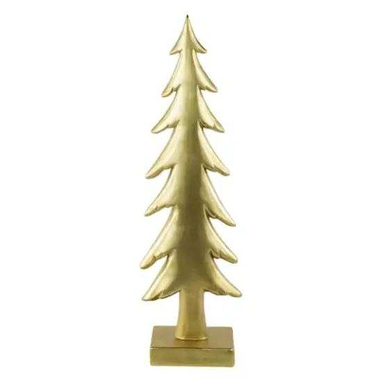 16" Gold Christmas Tree Tabletop D&eacute;cor {1}