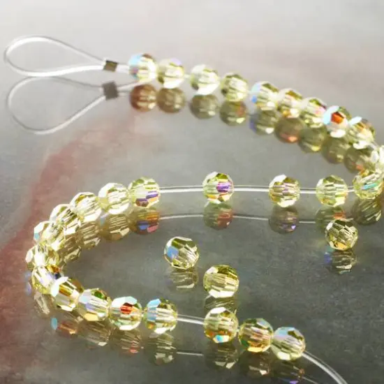 Preciosa Glass Crystal Round Beads, 4mm by Bead Landing&trade; Jonquil AB {3}