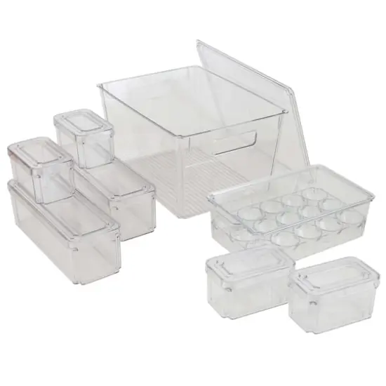Kitchen Details Clear 8 Piece Refrigerator Organizer Set {1}