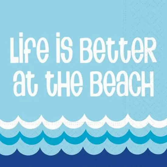 JAM Paper Life is Better Cocktail Napkins, 40ct. {1}