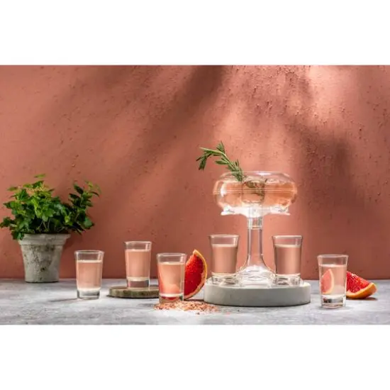 JoyJolt&reg; Drink Dispenser & Shot Glass Set {3}