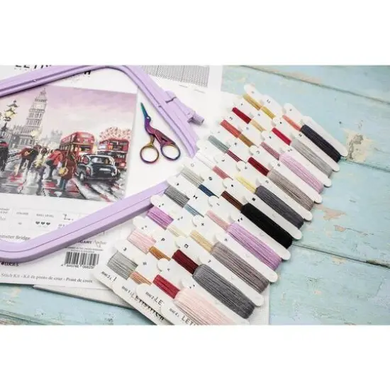 LetiStitch Westminster Bridge Counted Cross Stitch Kit {7}