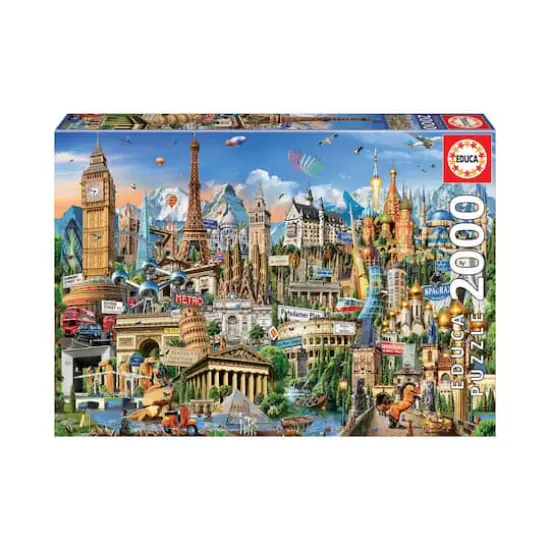 Europe Landmarks: 2000 Pcs {1}