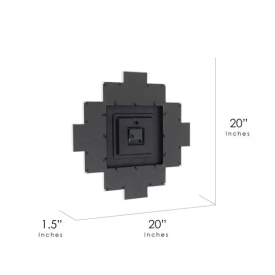 White Farmhouse Shabby-Chic "Family Time" Picture Frame Wall Collage Clock {8}