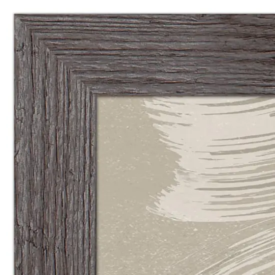 Fall Abstract Western Gray Framed Print {4}