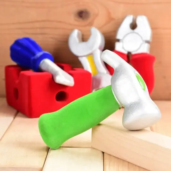 Rubbabu Pretend Play Tool Set with Caddy {3}