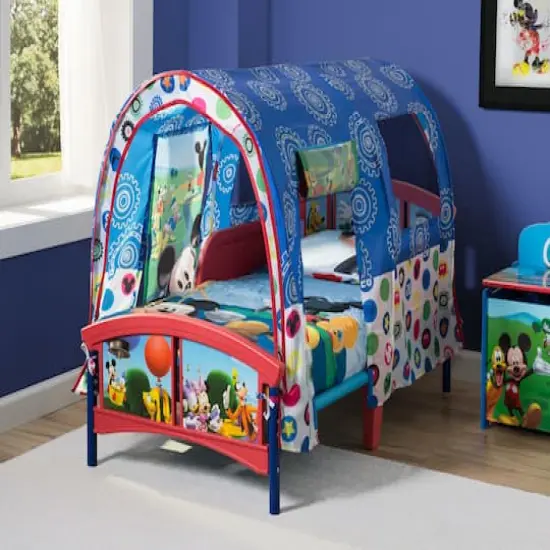 Disney&reg; Mickey Mouse Toddler Tent Bed {4}