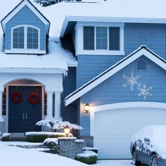 24" Ice Crystal Snowflake with Cool White LED Lights {3}