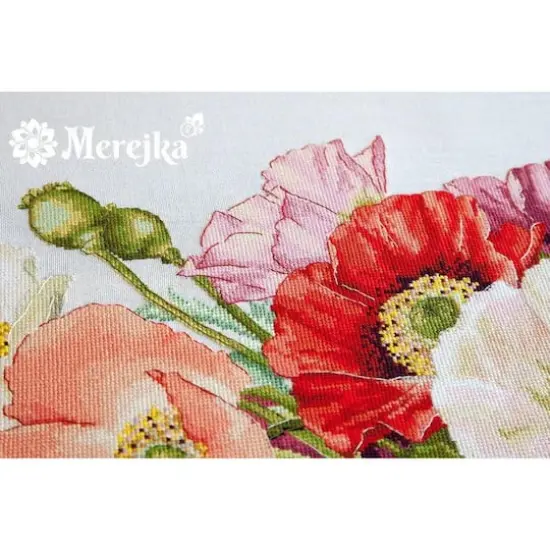 Merejka Poppies Counted Cross Stitch Kit {5}