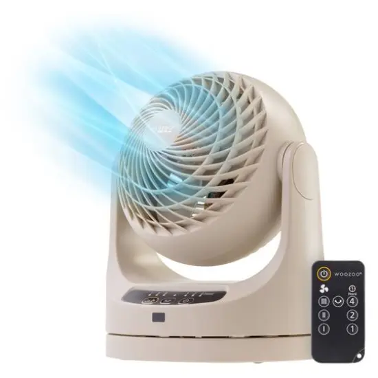 Iris&reg; 11.25" Latte Fan with Remote {6}