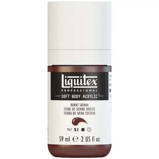 Liquitex&reg; Professional Soft Body Acrylic Bottle, 2oz. Burnt Sienna {1}