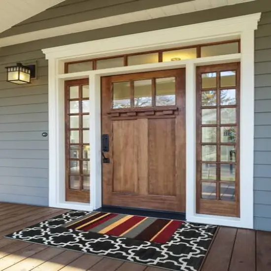 DII&reg; Multicolor Stripe Doormat {8}