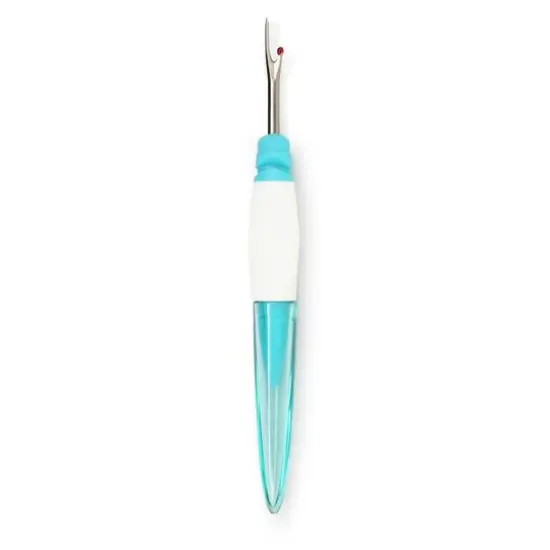 Prym&reg; Love 5" Turquoise Seam Ripper with Protective Cap {3}