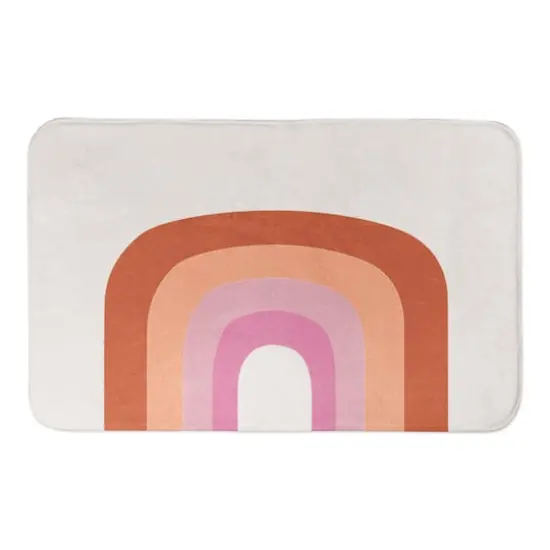 Retro Rainbow Bath Mat {1}