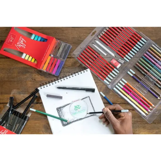 Hello, Artist!&trade; Black and White Pencils Sketchbook {10}