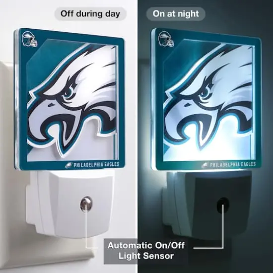NFL Logo Series Nite Light Philadelphia Eagles {6}