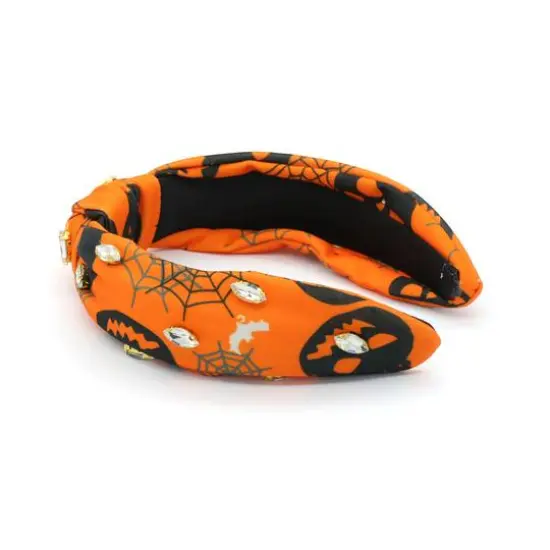 Orange Printed Gem Headband by Celebrate It™ {3}