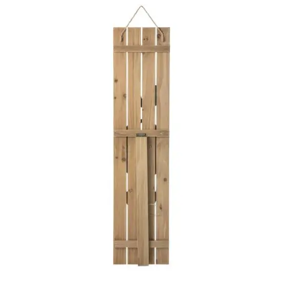 Glitzhome&reg; 42" Christmas JOY Wood Porch Sign {8}