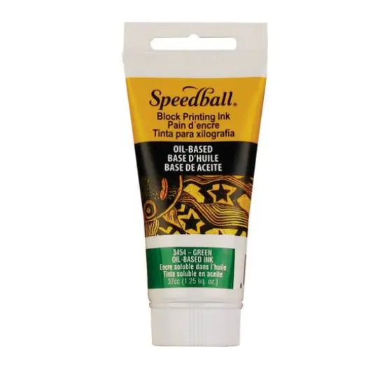 Speedball&reg; Oil-Based Block Printing Ink, 1.25oz. Green {1}