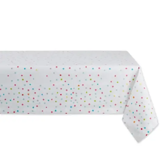 Confetti Toss Print Printed Tablecloth 52" x52" {1}