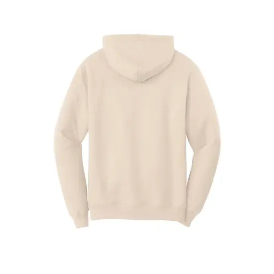 Port & Company&reg; Neutrals Core Fleece Pullover Hooded Sweatshirt Natural {5}