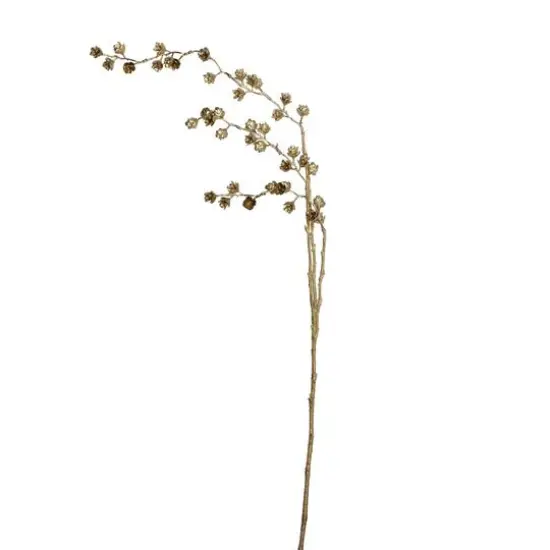 Gold Pinecone Christmas Spray {8}