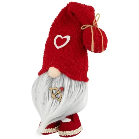 19.5" Valentine's Day Gnome Figurine with Bow & Arrow {4}