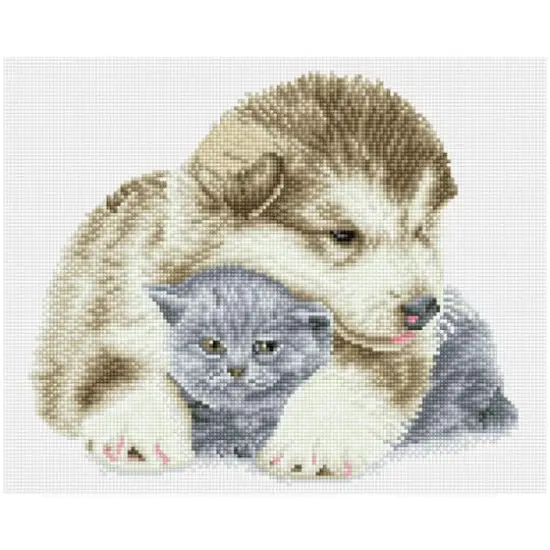 Diamond Dotz&reg; Intermediate Besties Pre-Framed Diamond Painting Kit {1}