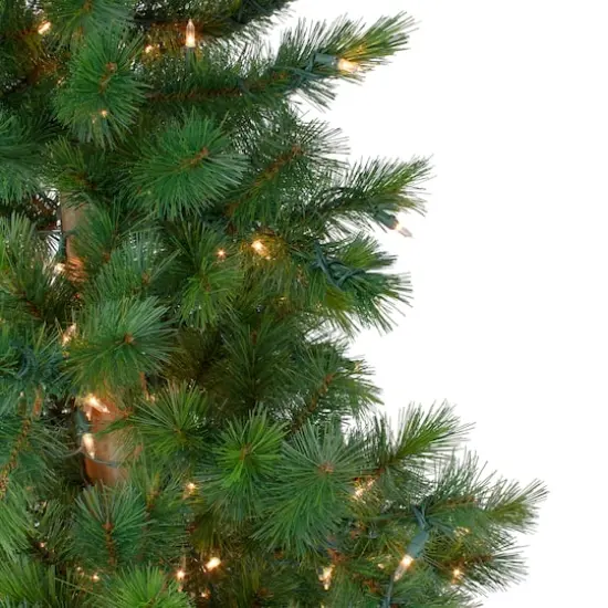 6.5ft. Pre-Lit Royal Alpine Artificial Christmas Tree, Clear Lights {5}