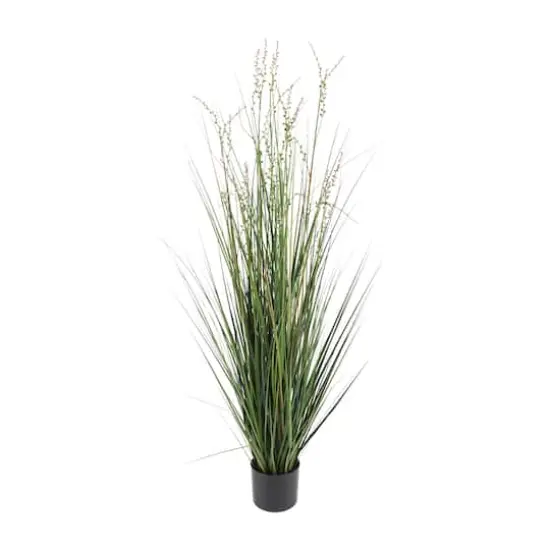 5ft. Potted Green Onion Grass & String of Pearl Artificial Plant {1}