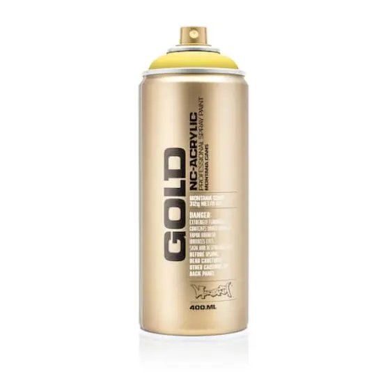 Montana&trade; Gold Acrylic Professional Spray Paint G1010 Easter Yellow {5}