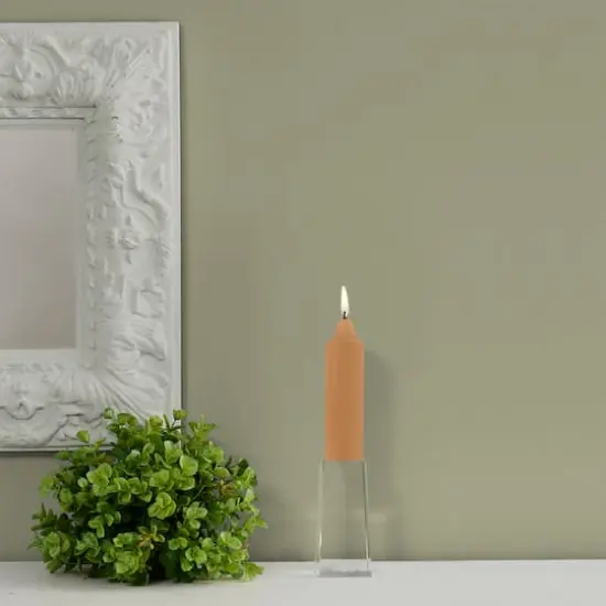 Root Candles 5" Unscented Smooth Collenette Taper Candles, 8ct. Beeswax {5}