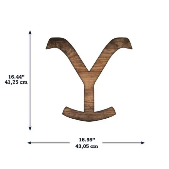 RoomMates Yellowstone Dutton Ranch Logo Giant Peel & Stick Wall Decals {10}